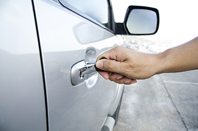 Unlocking a Car Door in Texas